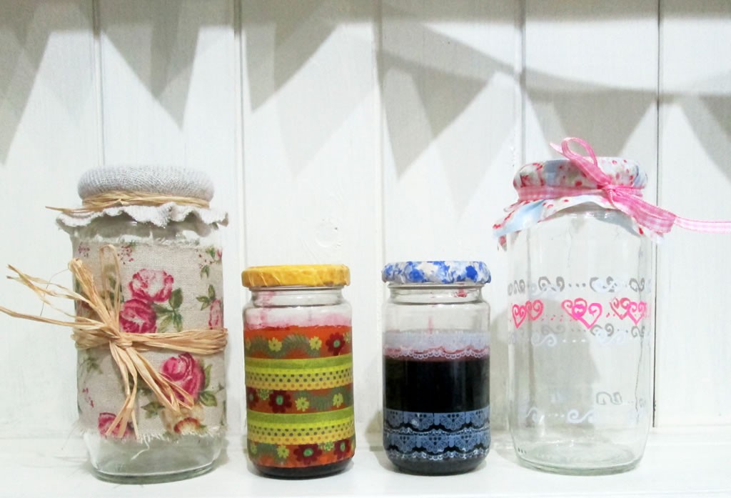 making jars pretty