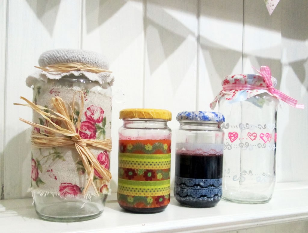 making jars pretty