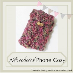 crocheted phone cosy tutorial