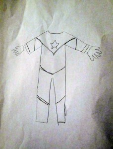 diy booster gold superhero costume outfit suit