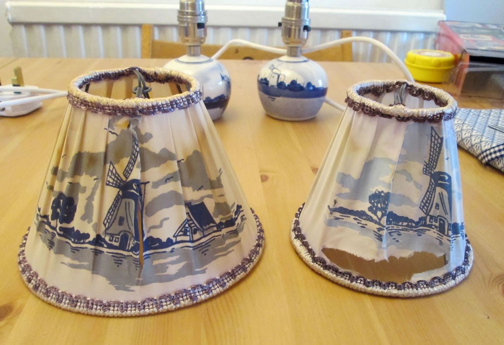 how to recover a lampshade rewire a lamp