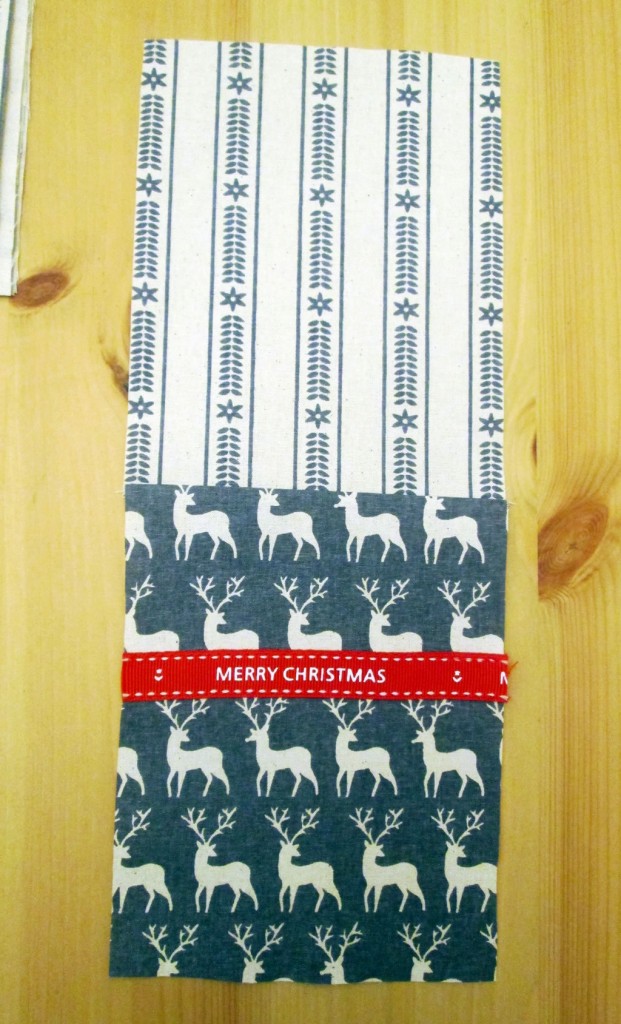 christmas cutlery pockets pouch holder