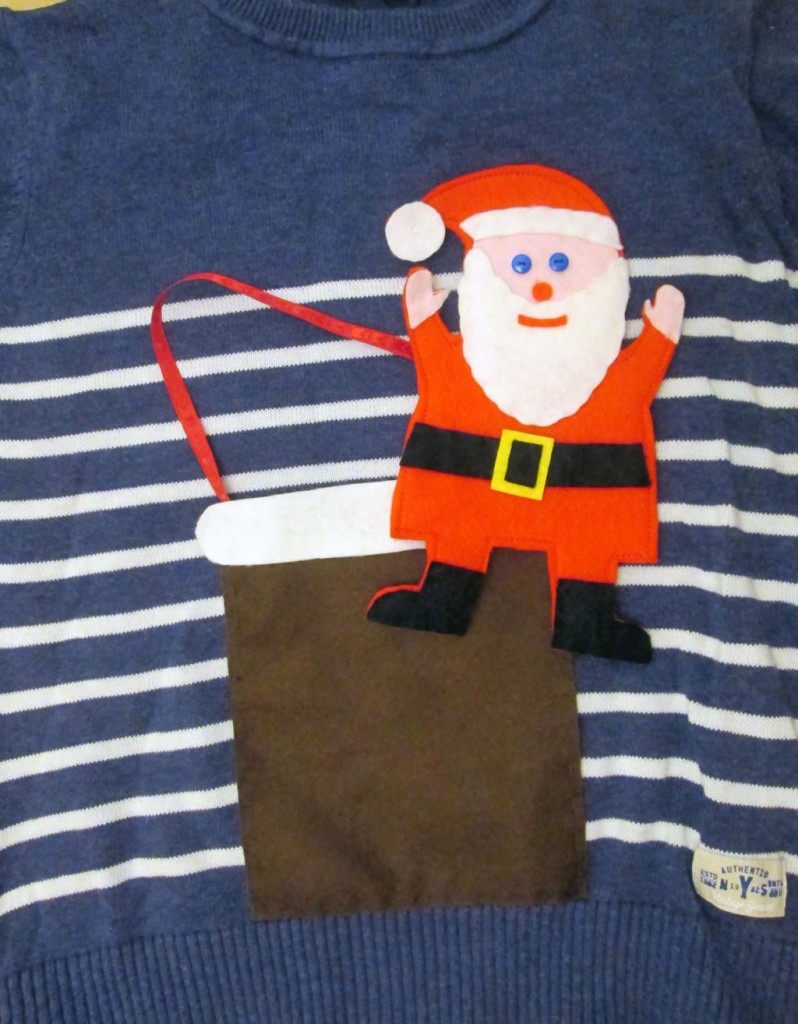 interactive diy christmas jumper