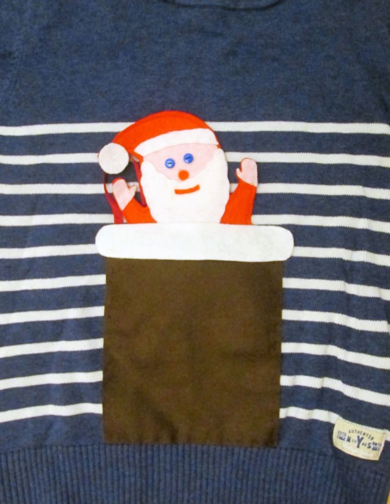 interactive diy christmas jumper