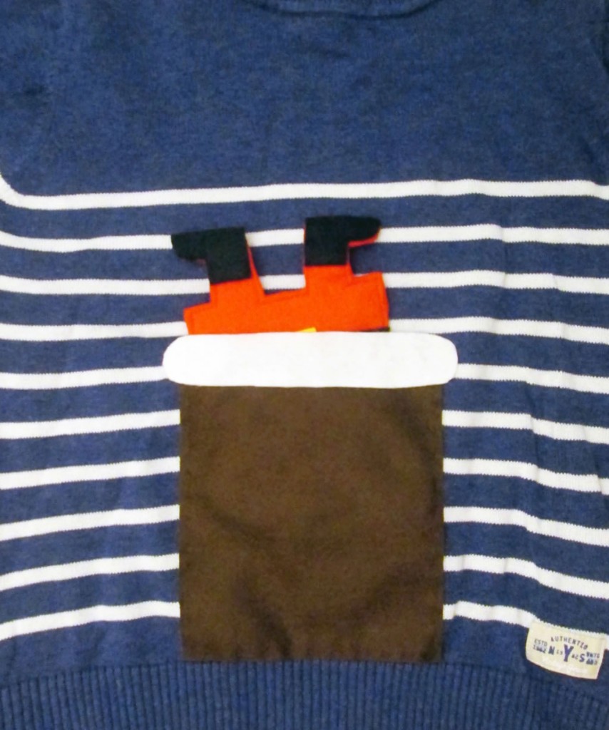 interactive diy christmas jumper