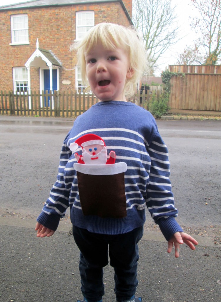 interactive diy christmas jumper