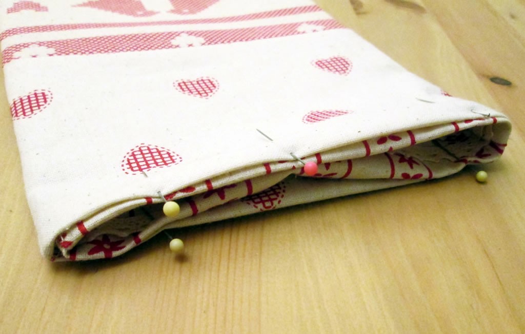 how to make a fabric stocking with cuff