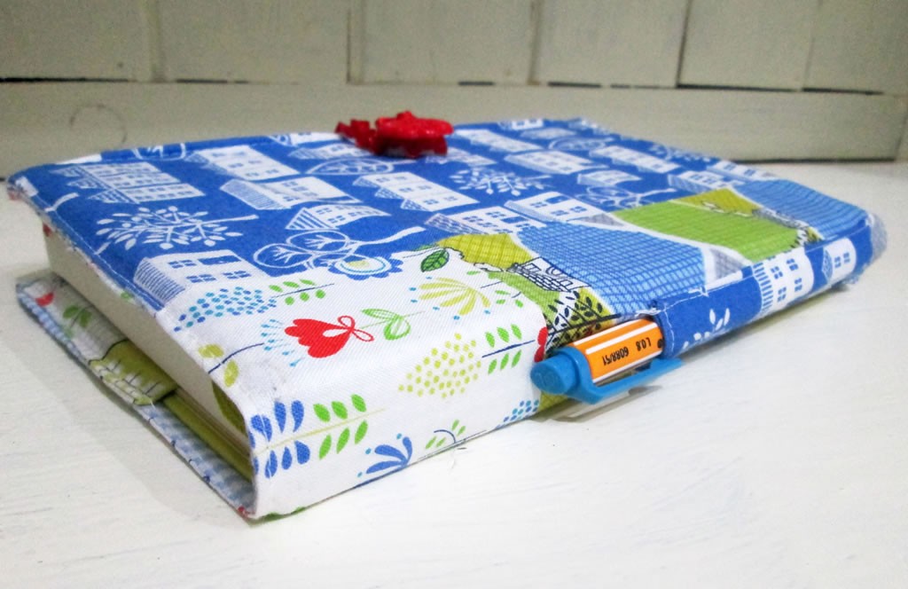 fabric diary cover notebook journal