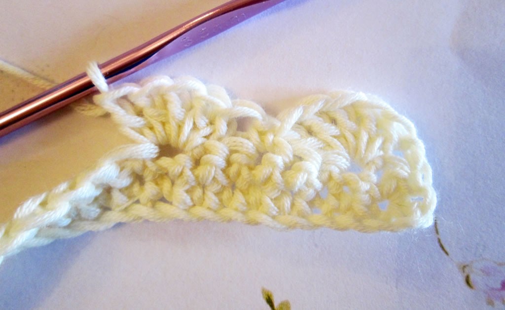 how to crochet shell edging scallop scalloped