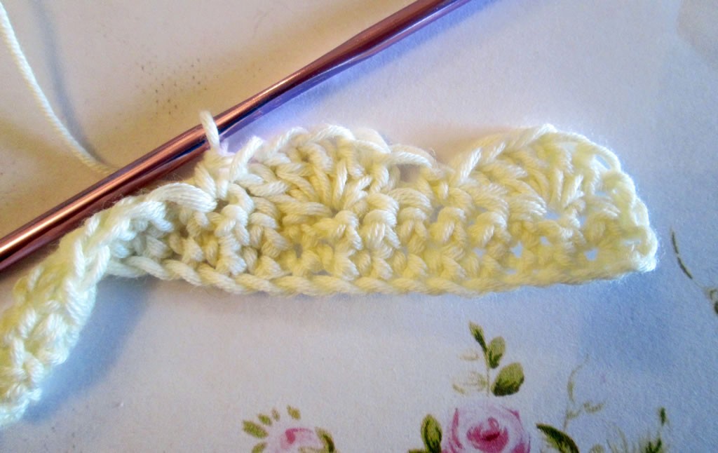 how to crochet shell edging scallop scalloped