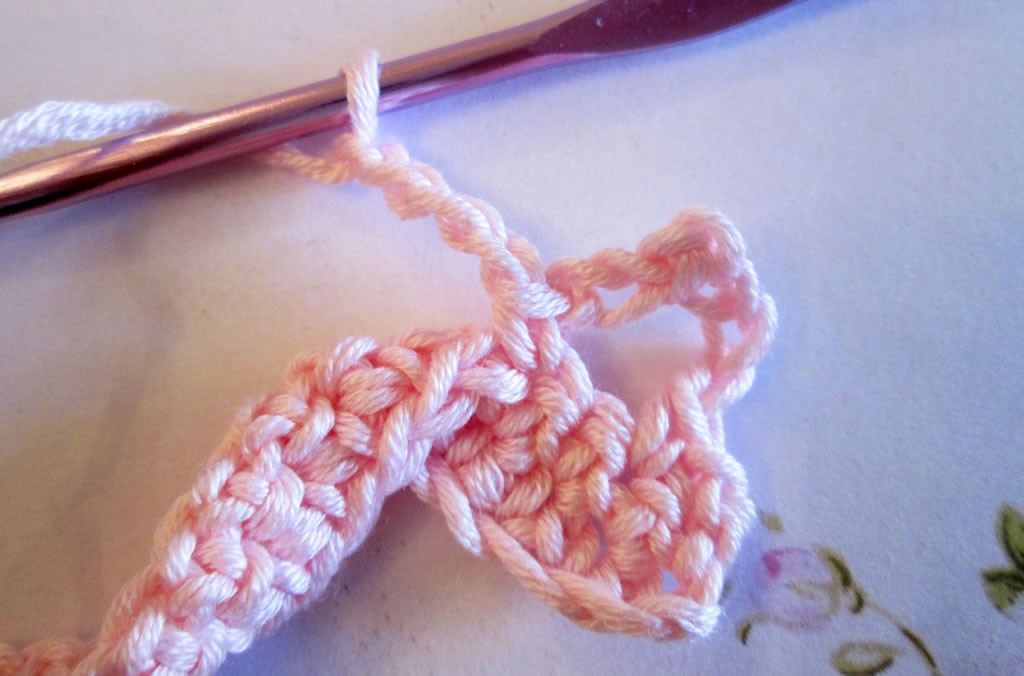 how to crochet picot edging