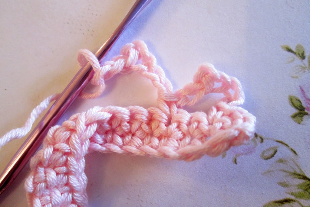 how to crochet picot edging