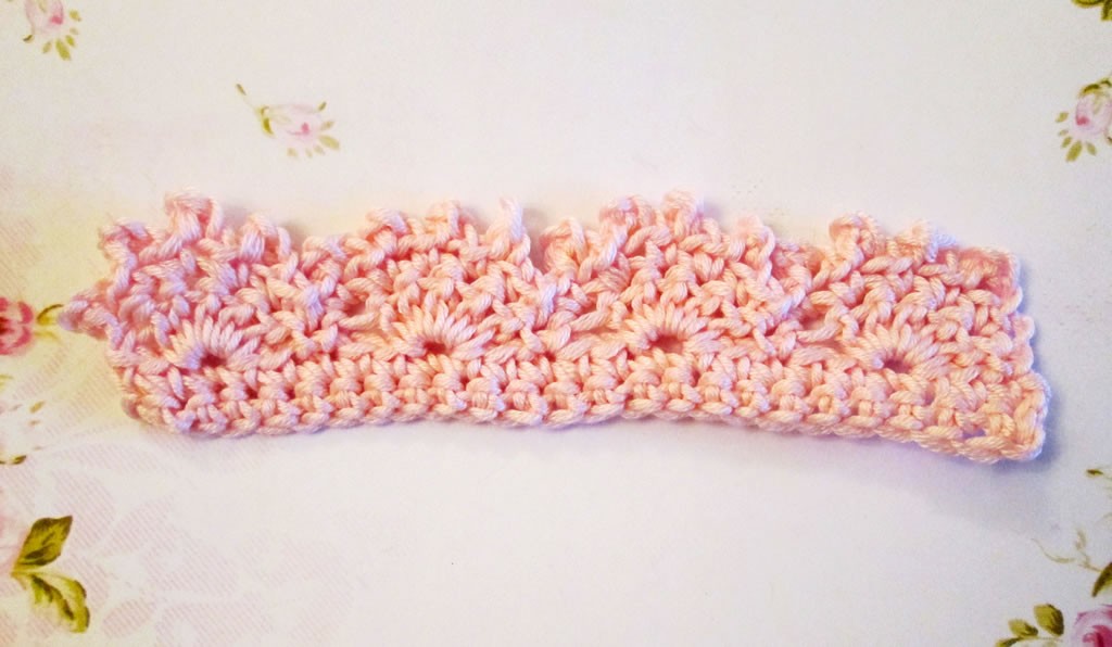 how to crochet picot edging