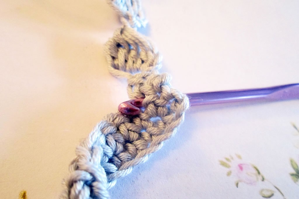 how to crochet bobble edging