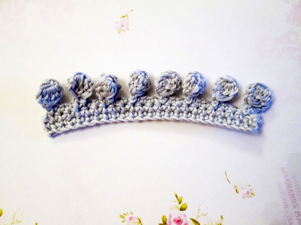 how to crochet bobble edging