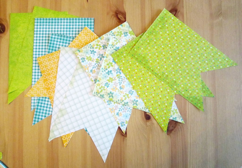 how to make paper bunting tutorial easy instructions template