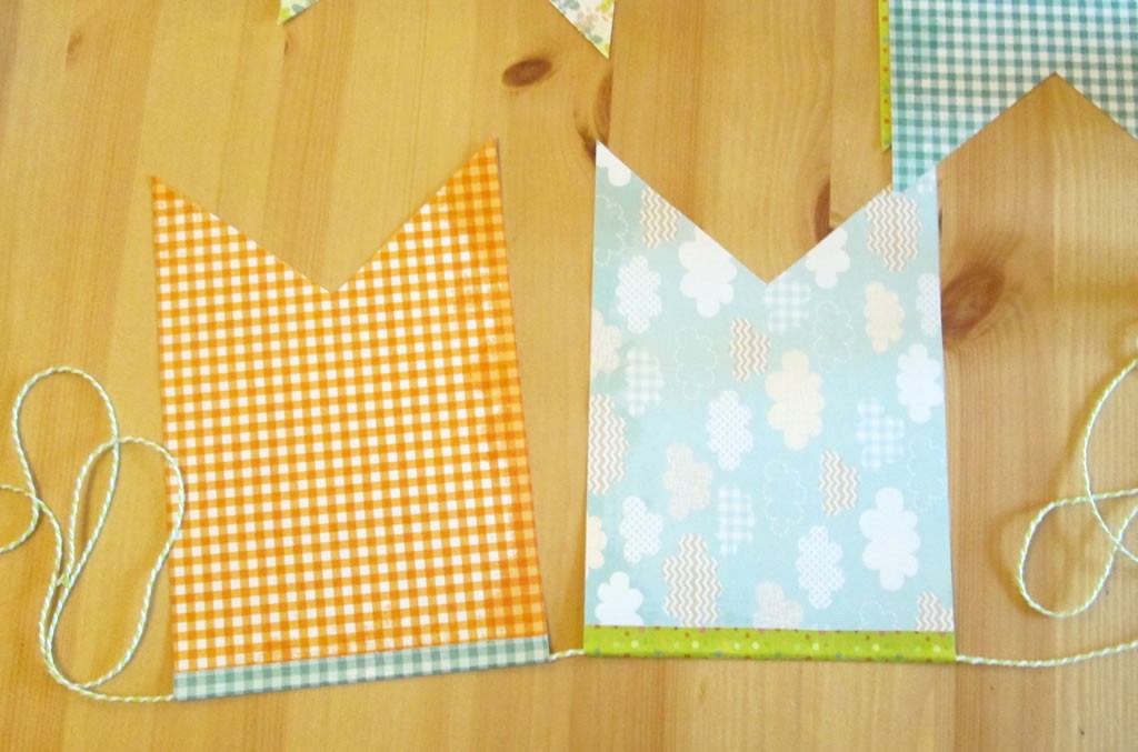 how to make paper bunting tutorial easy instructions template