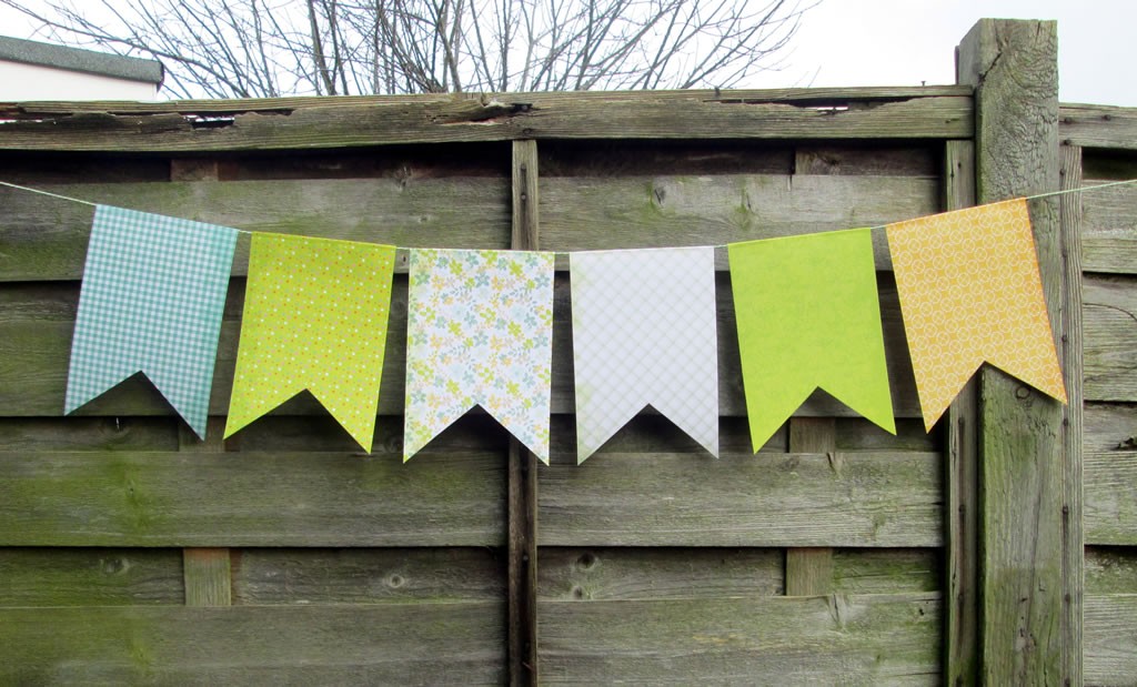 how to make paper bunting tutorial easy instructions template