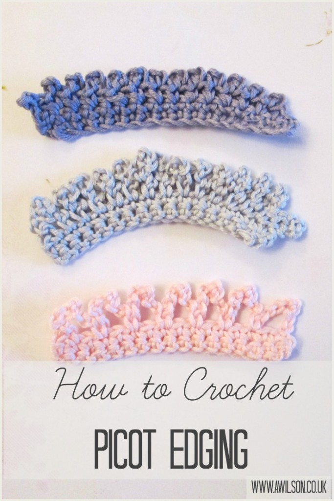 how to crochet picot edging