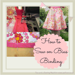 how to sew with bias binding