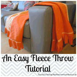 collage fleece throw