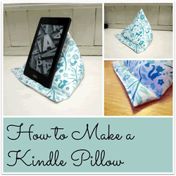 collage kindle pillow