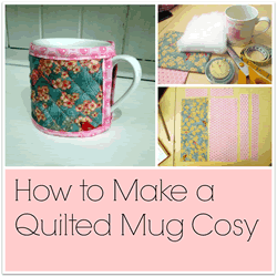 collage quilted mug cosy free patterns templates