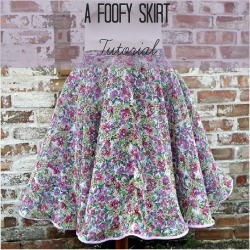 foofy skirt square