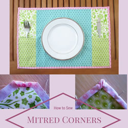 mitred corners collage