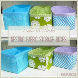 storage boxes grid