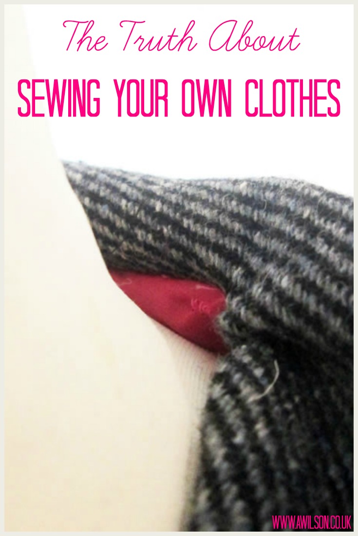truth about sewing your own clothes