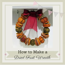 dried fruit wreath