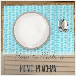 picnic placemat square