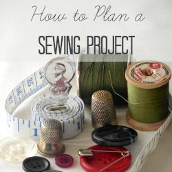 plan sewing project square