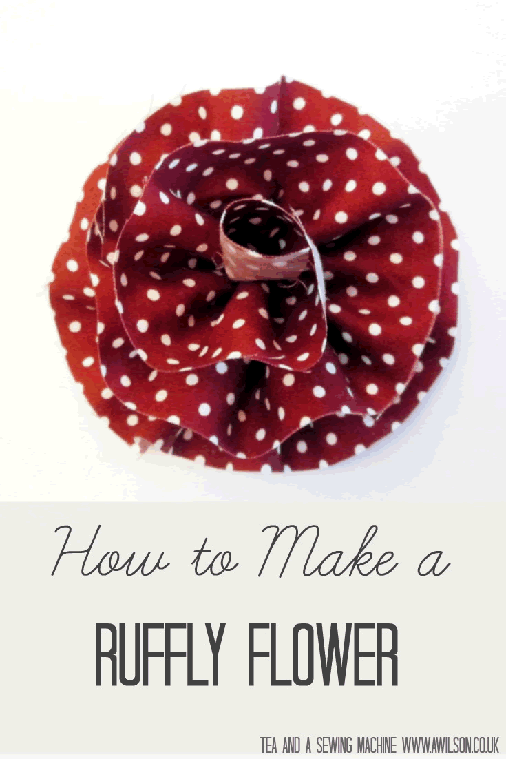 how to make a ruffly flower