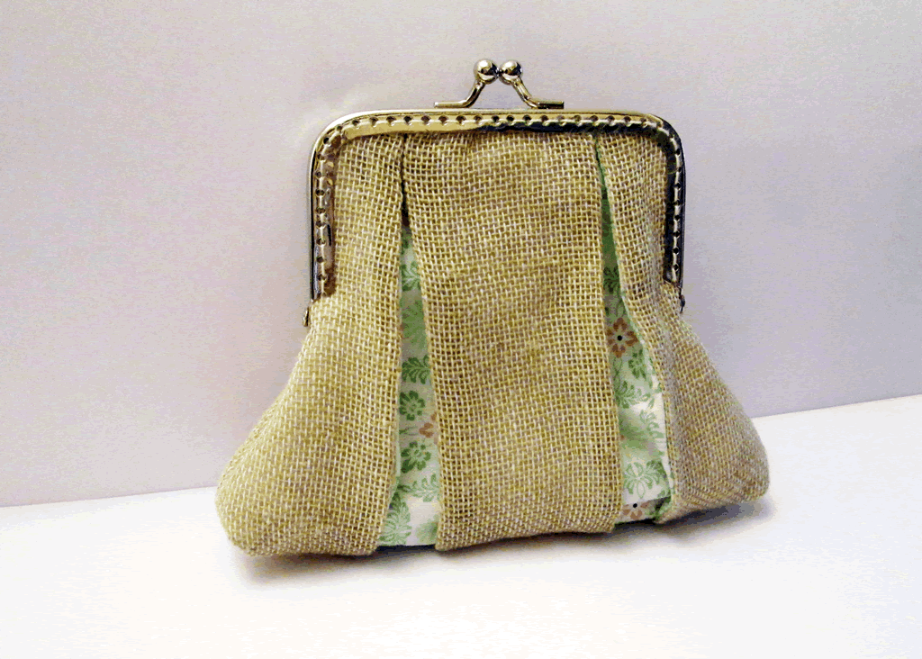 burlap purse tutorial