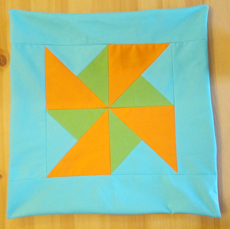 quilt block cushions 