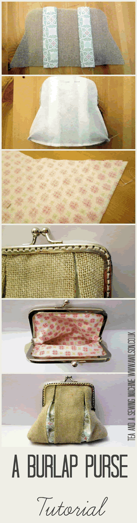 burlap purse tutorial