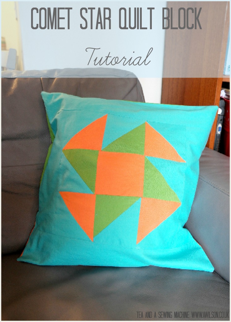 comet star quilt block tutorial