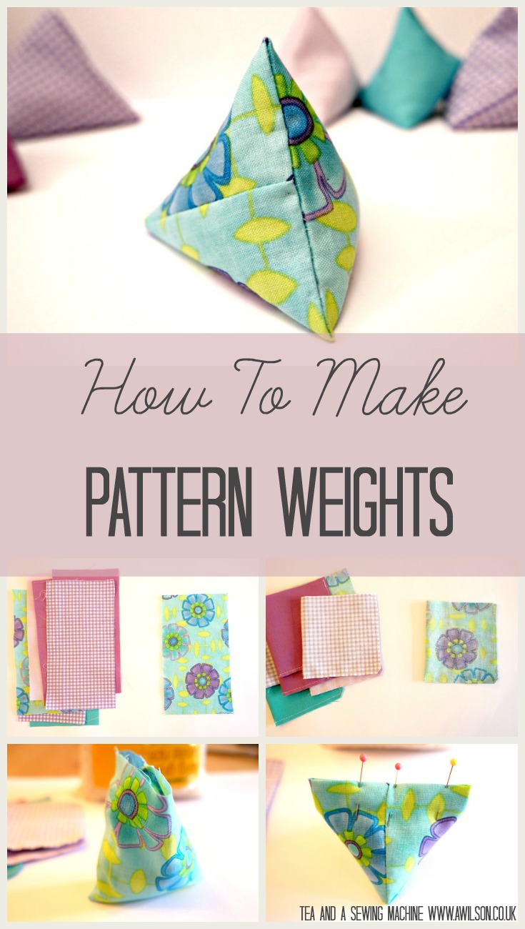 A Super Easy Pattern Weights Tutorial - Tea and a Sewing Machine