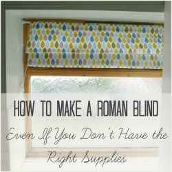 roman blind square