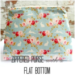 zippered purse square