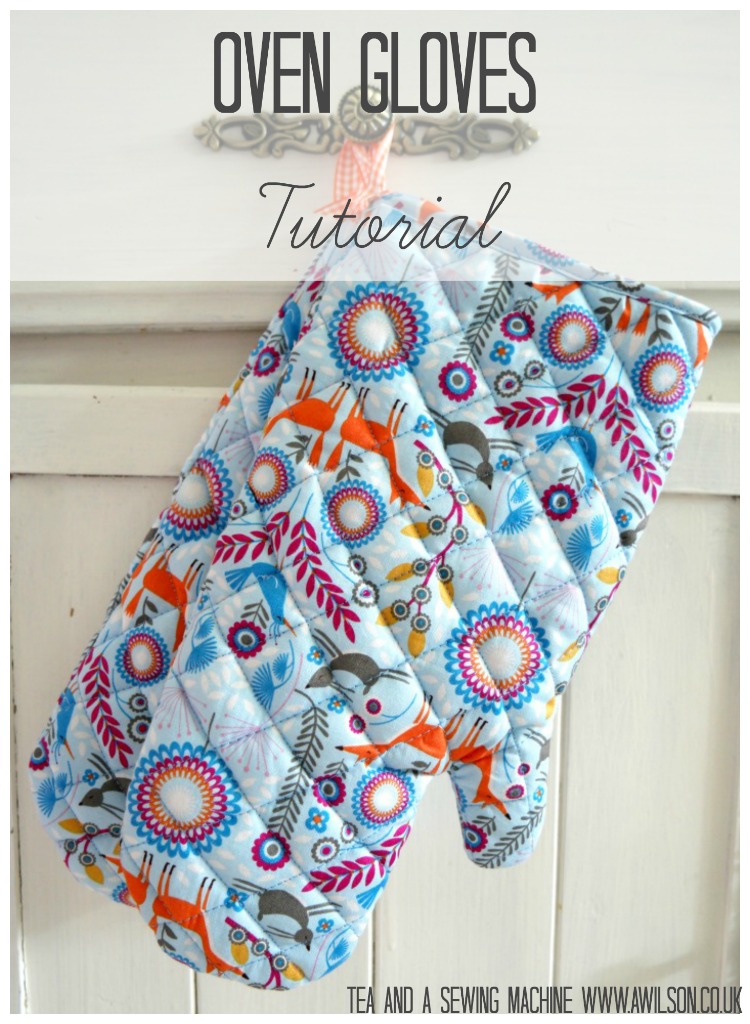 how to make oven gloves tutorial