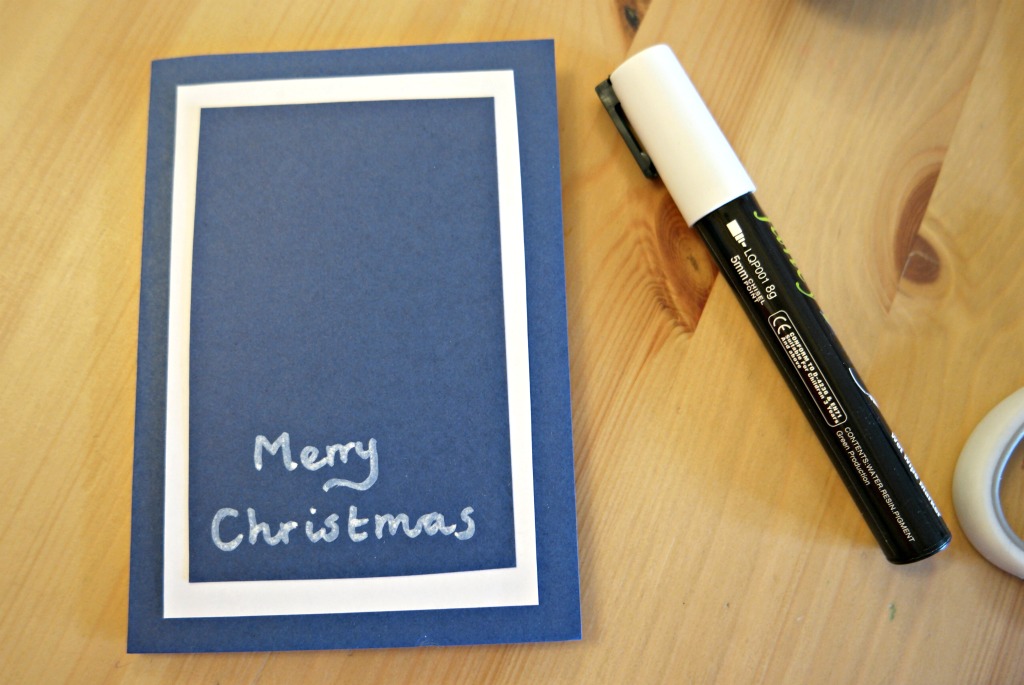 handmade christmas card tutorial