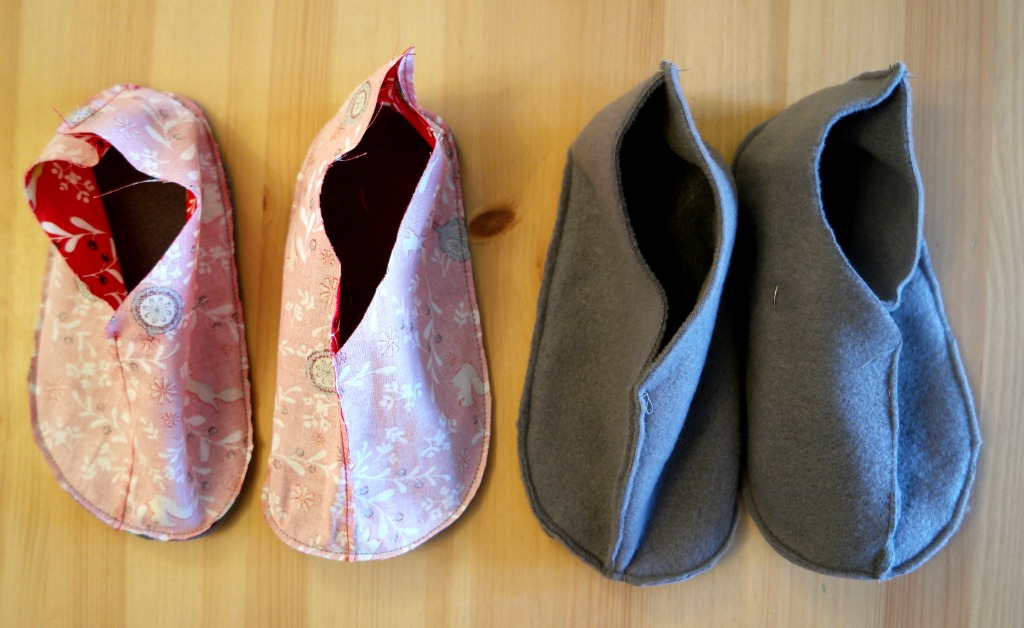 how to sew slippers