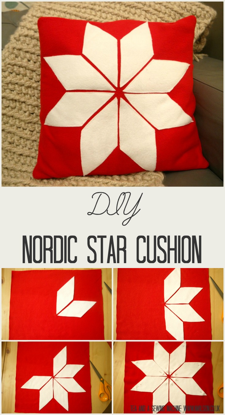 nordic star cushion tutorial