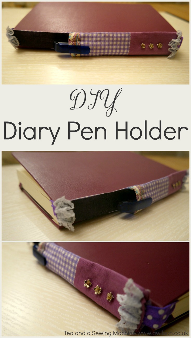 diy diary pen holder