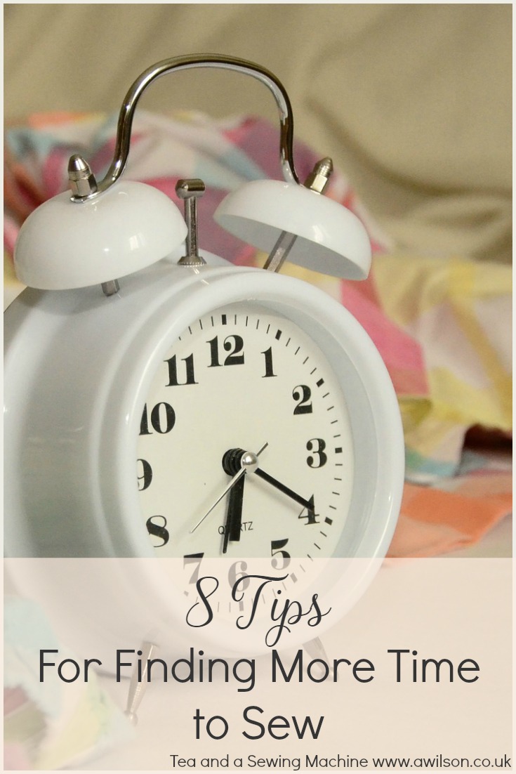 how to find more time to sew