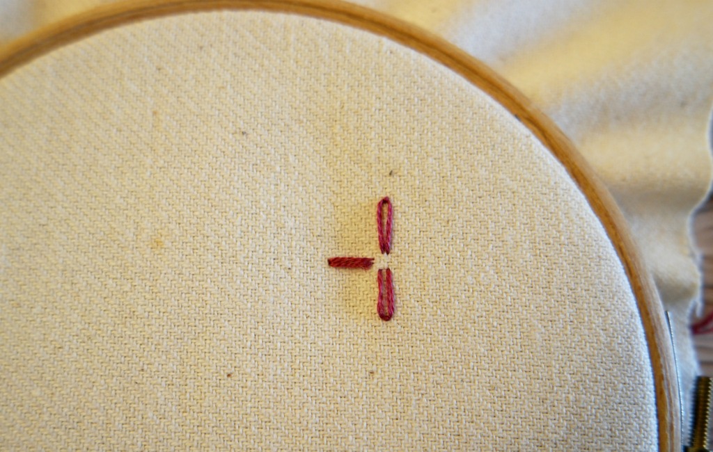 how to sew lazy daisy stitch