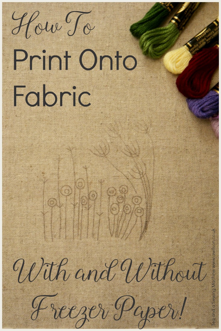 how to print onto fabric
